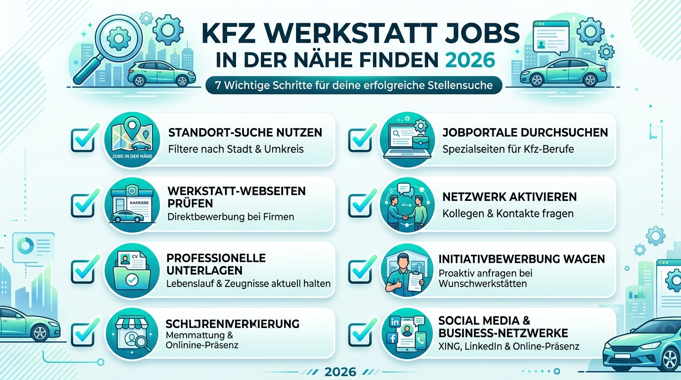 Infografik: kfz werkstatt jobs in der nähe
