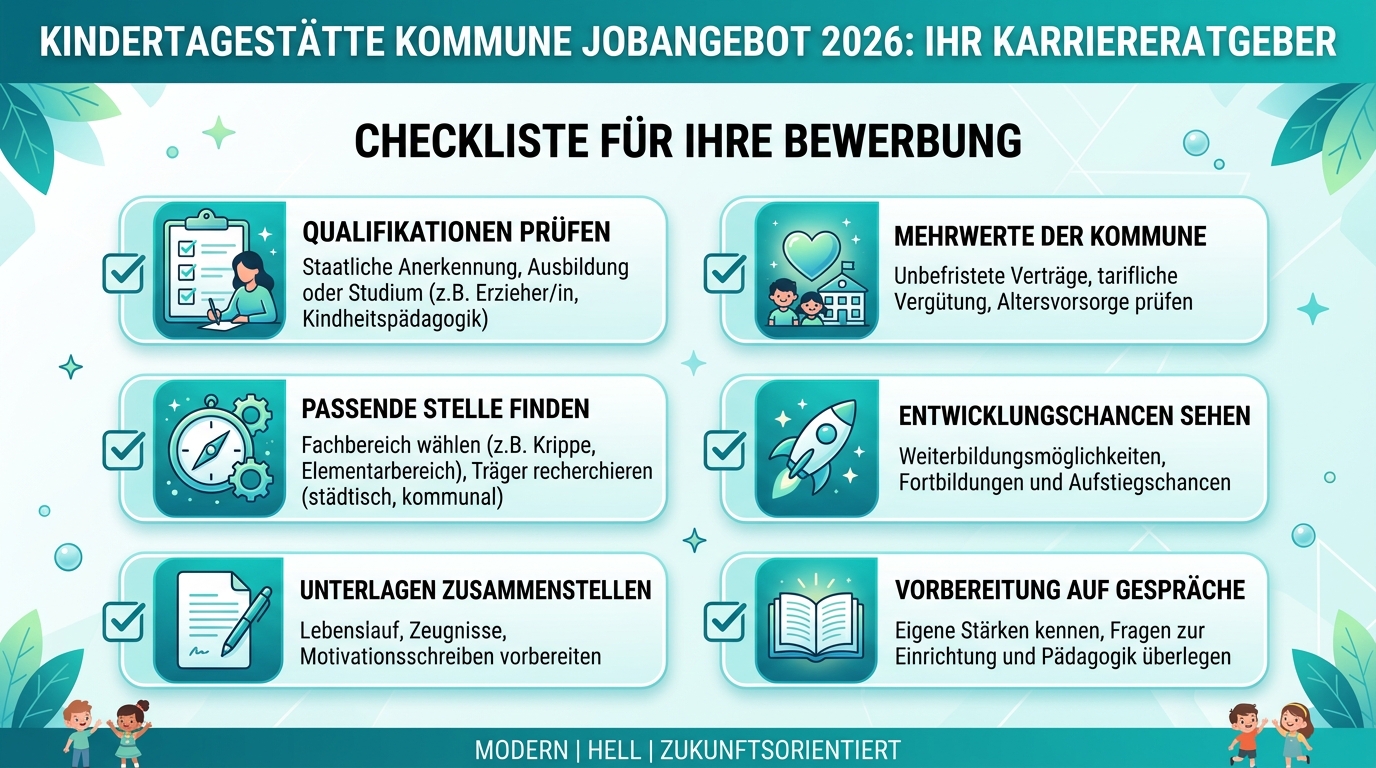 Infografik: kindertagesstätte kommune jobangebot