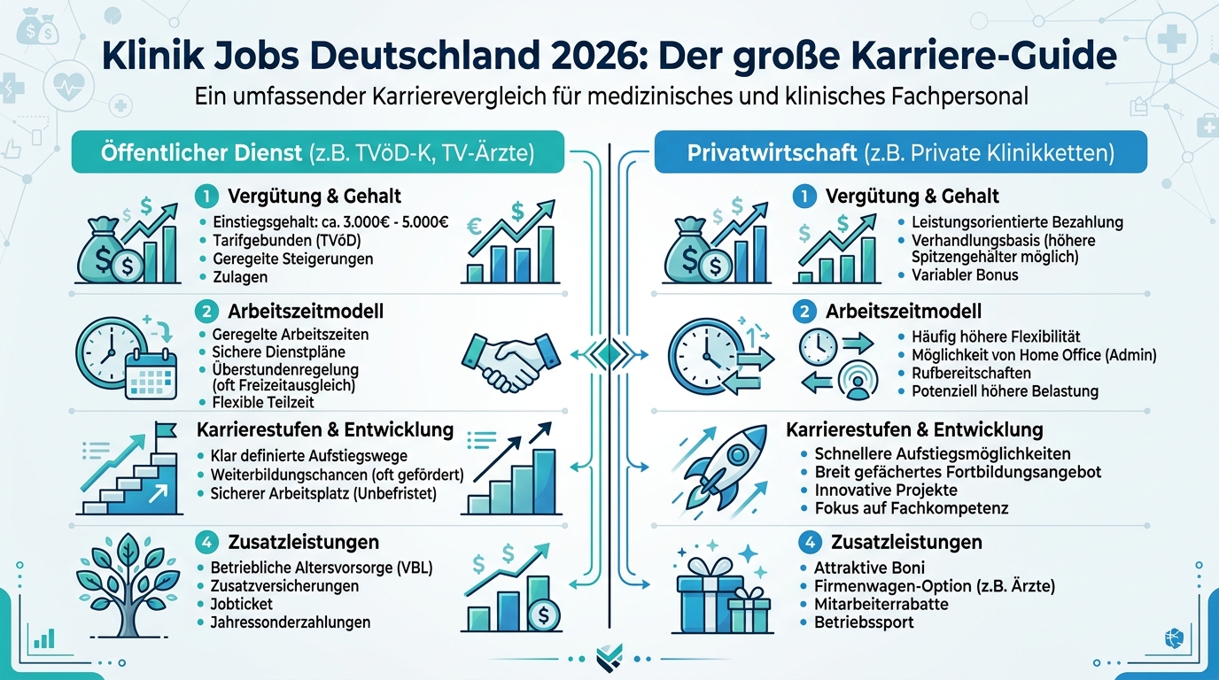 Infografik: klinik jobs deutschland