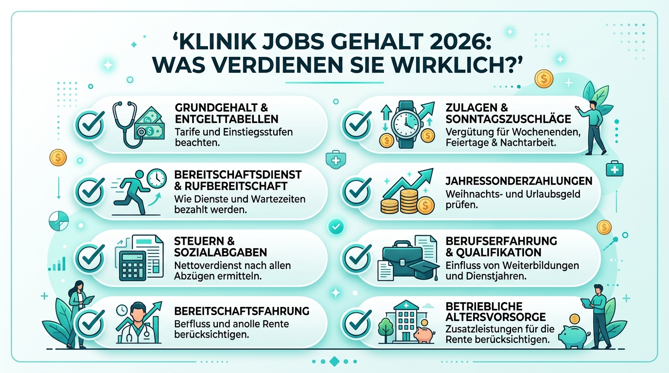 Infografik: klinik jobs gehalt