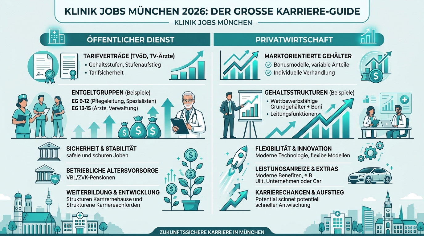 Infografik: klinik jobs münchen