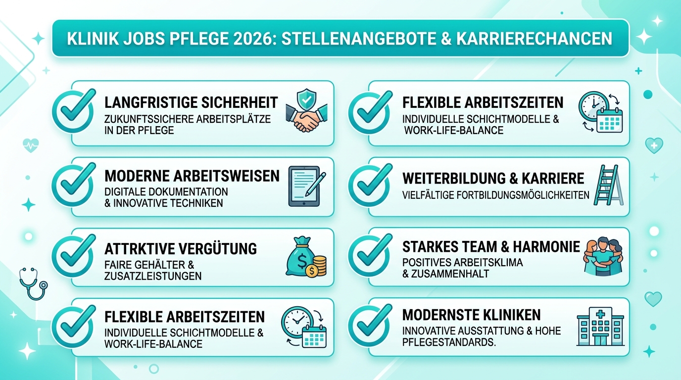 Infografik: klinik jobs pflege