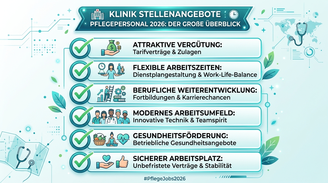 Infografik: klinik stellenangebote pflegepersonal