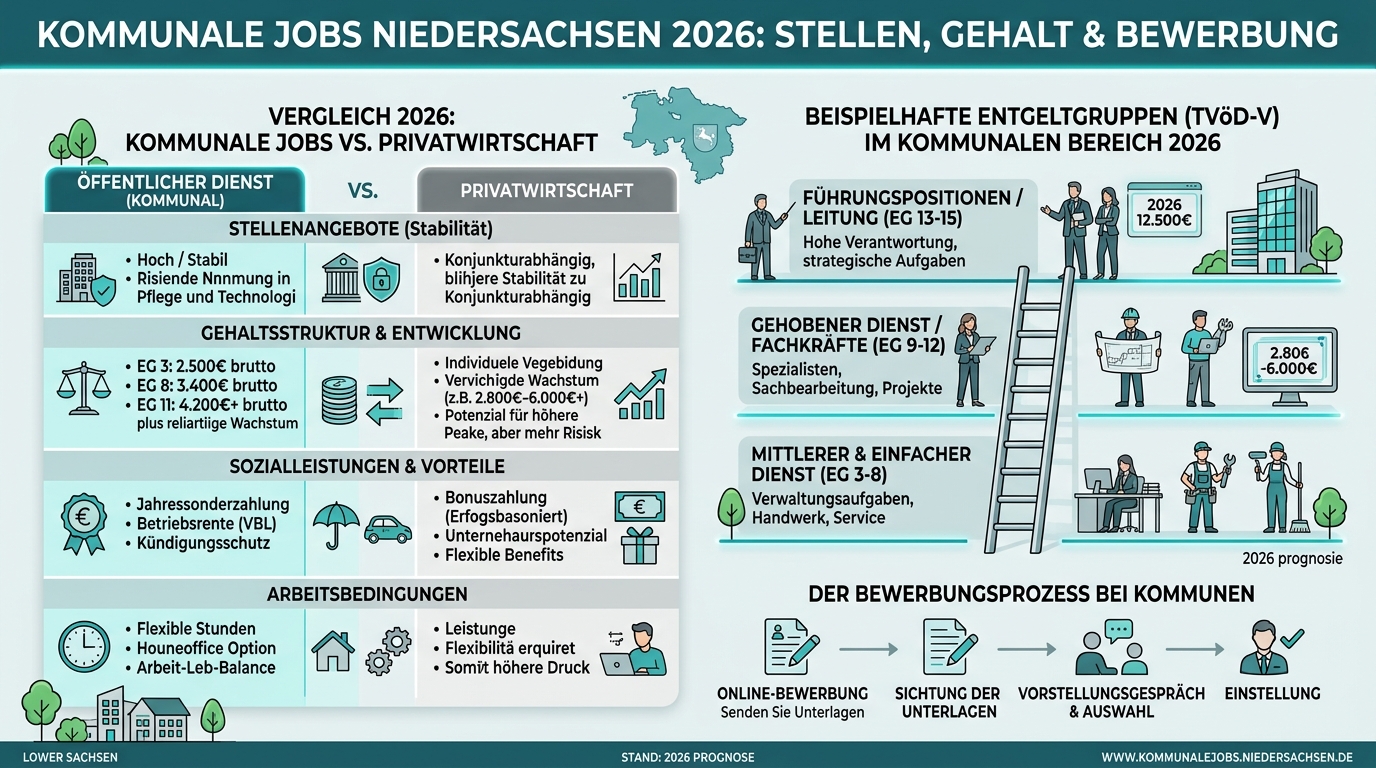 Infografik: kommunale jobs niedersachsen