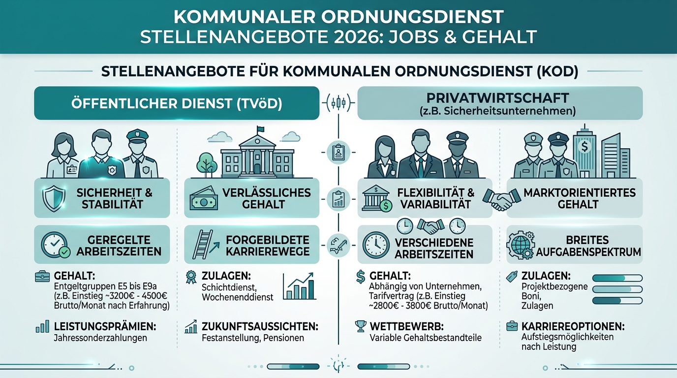 Infografik: kommunaler ordnungsdienst stellenangebote