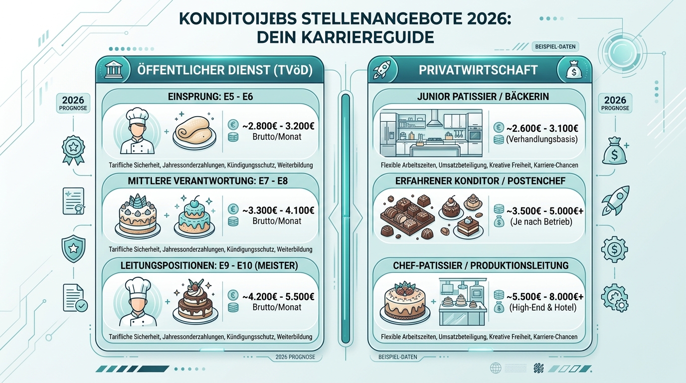 Infografik: konditorei jobs stellenangebote