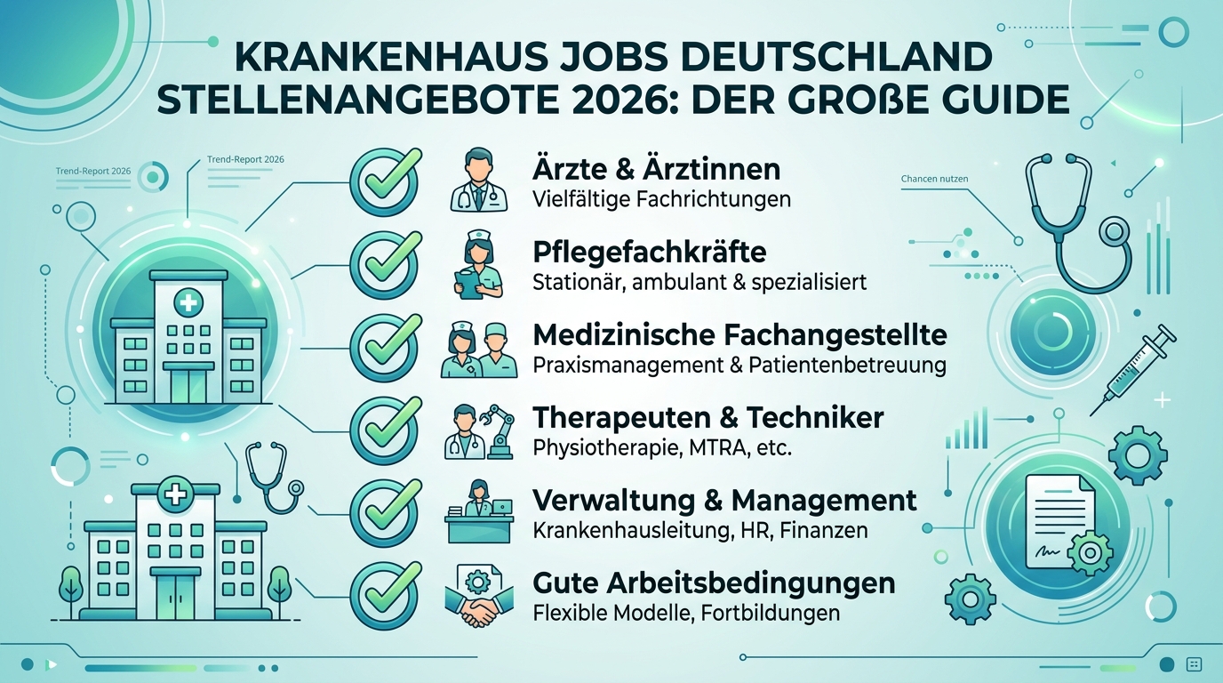 Infografik: krankenhaus jobs deutschland stellenangebote