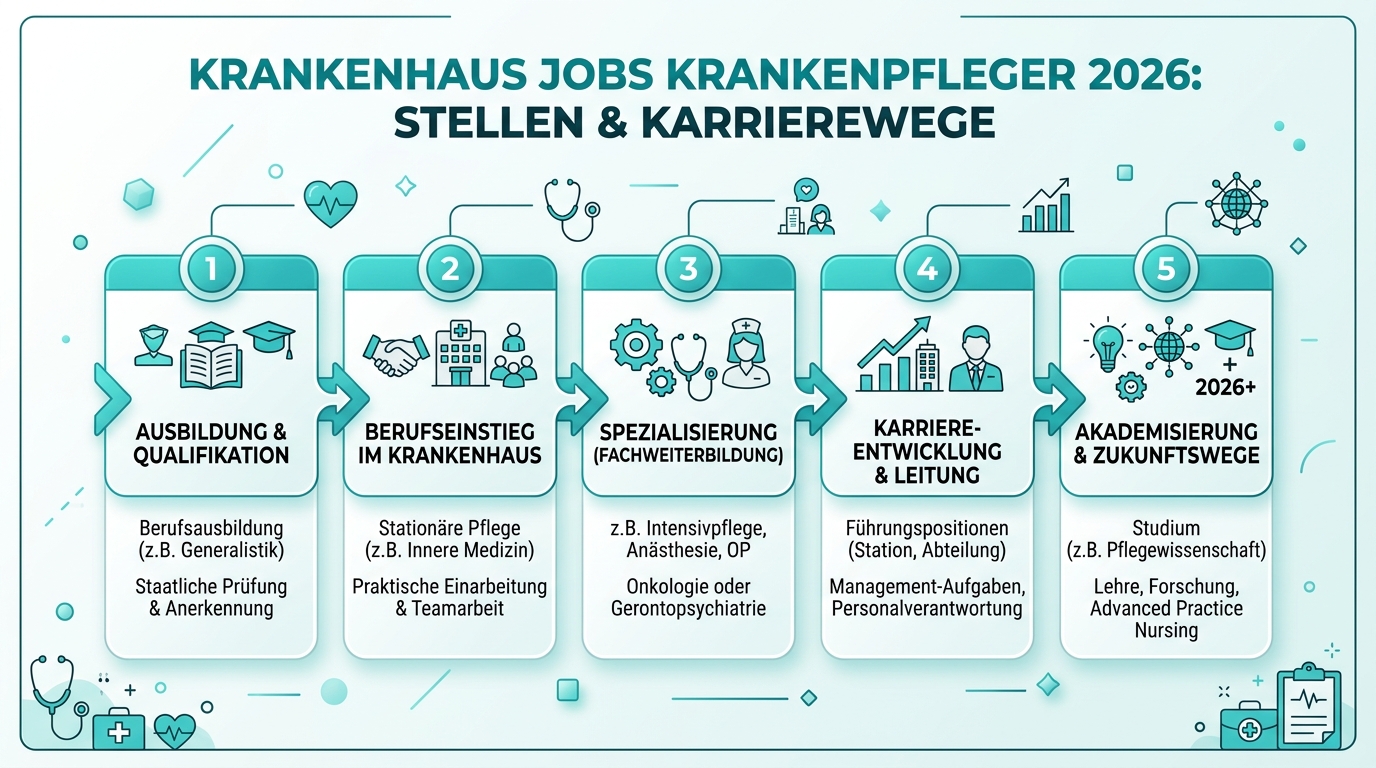 Infografik: krankenhaus jobs krankenpfleger