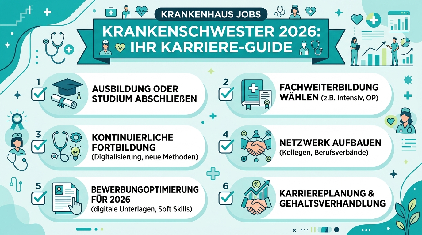 Infografik: krankenhaus jobs krankenschwester