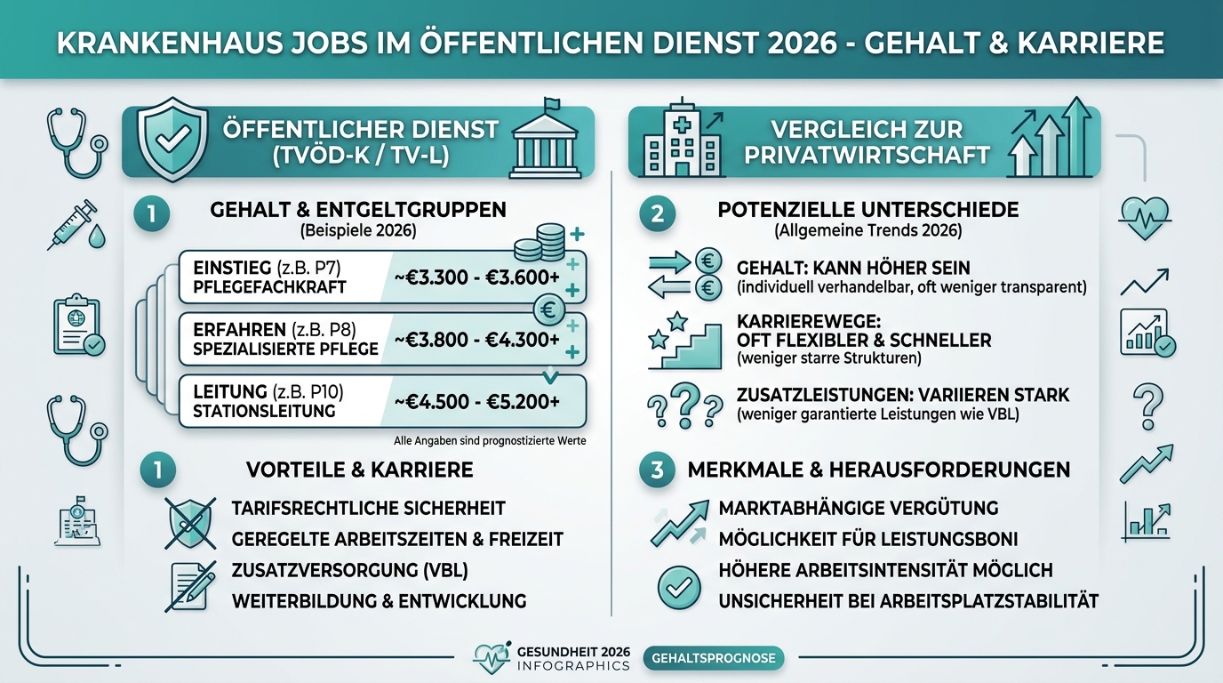 Infografik: krankenhaus jobs öffentlicher dienst