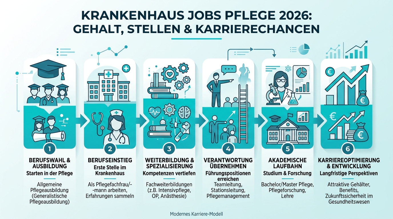 Infografik: krankenhaus jobs pflege