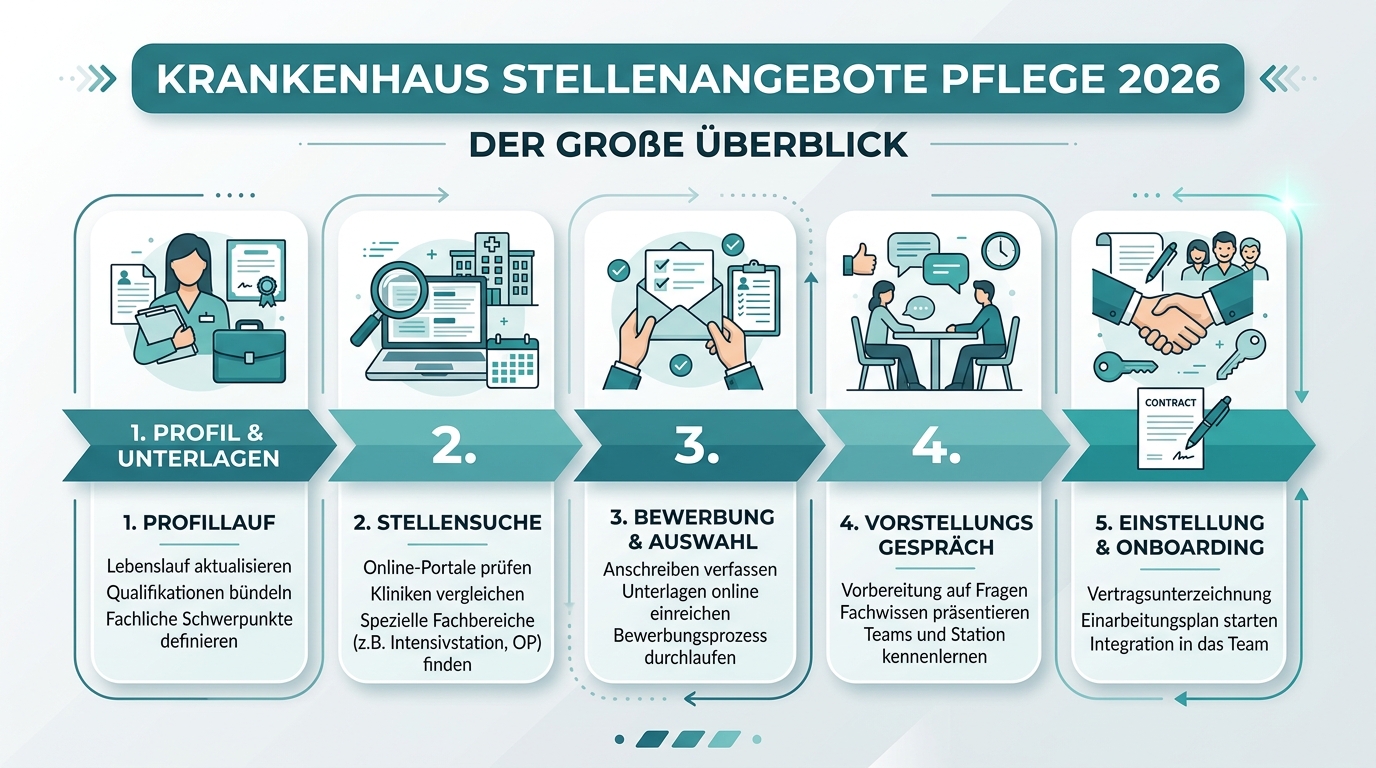 Infografik: krankenhaus stellenangebote pflege
