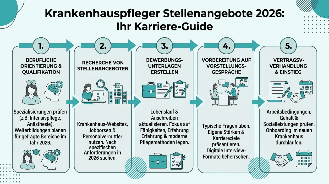 Infografik: krankenhauspfleger stellenangebote