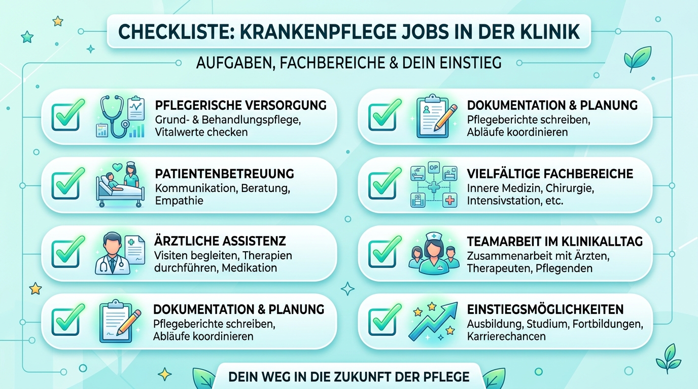 Infografik: krankenpflege jobs klinik