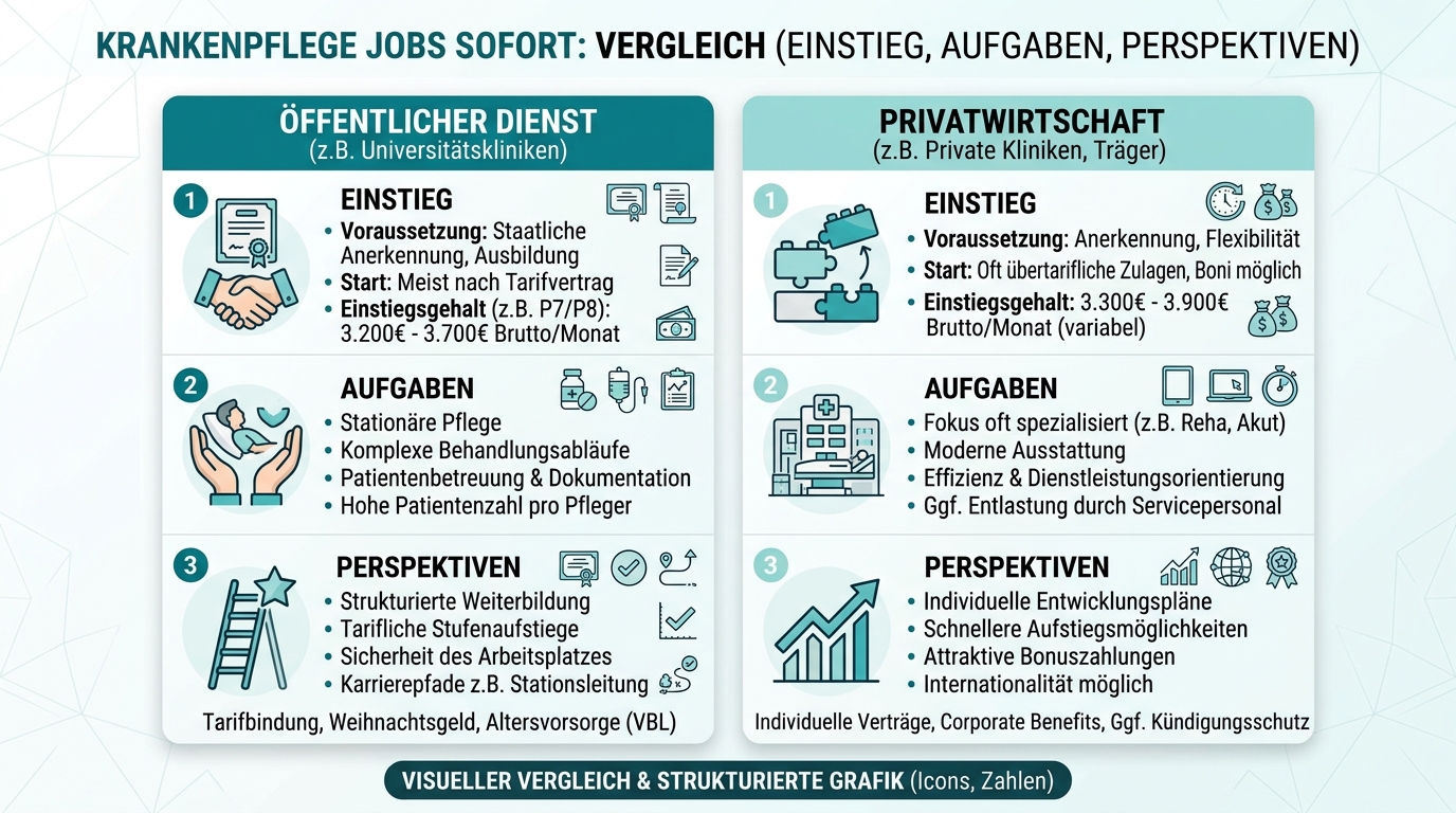 Infografik: krankenpflege jobs sofort
