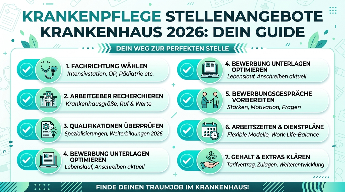 Infografik: krankenpflege stellenangebote krankenhaus