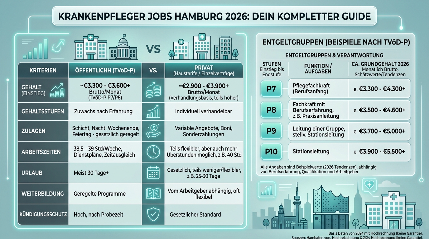 Infografik: krankenpfleger jobs hamburg