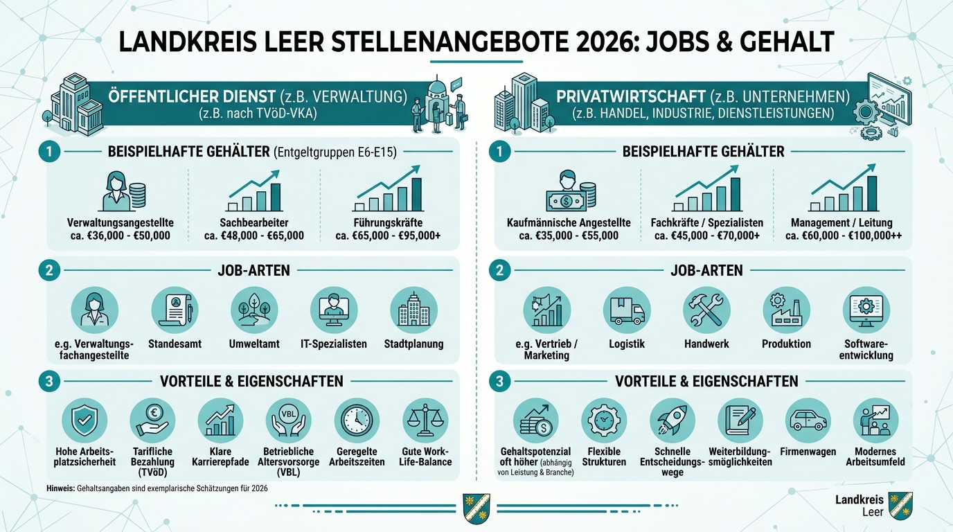 Infografik: landkreis leer stellenangebote
