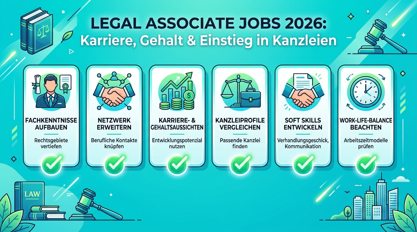Infografik: legal associate jobs