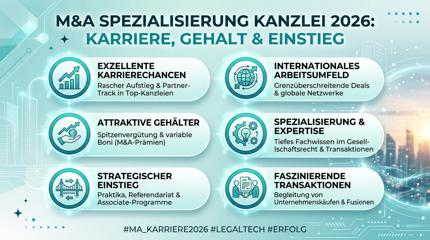 Infografik: m&a spezialisierung kanzlei
