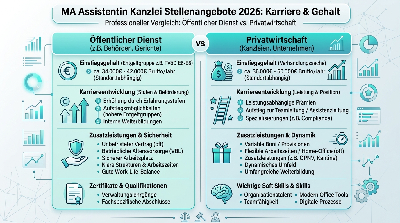 Infografik: ma assistentin kanzlei stellenangebote