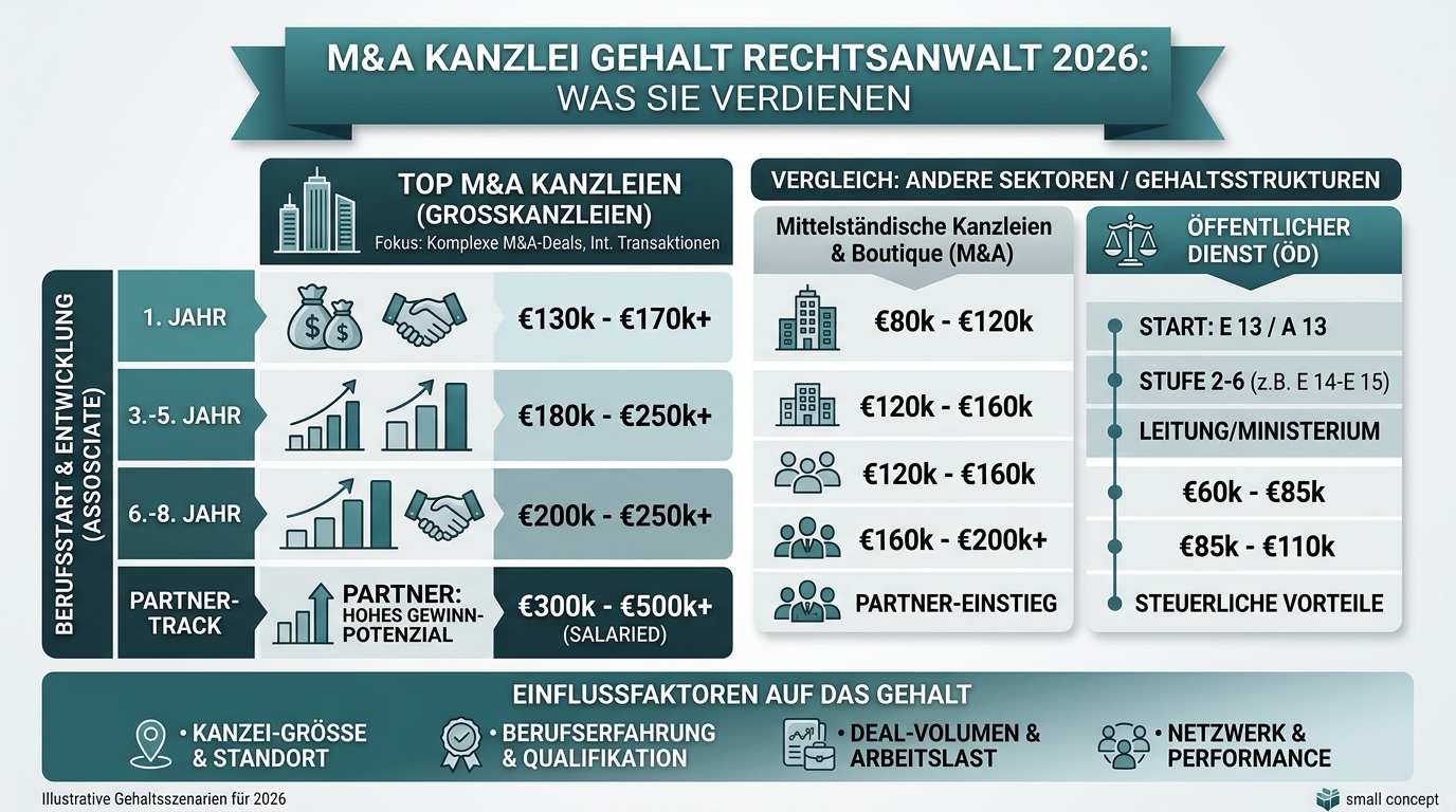 Infografik: ma kanzlei gehalt rechtsanwalt
