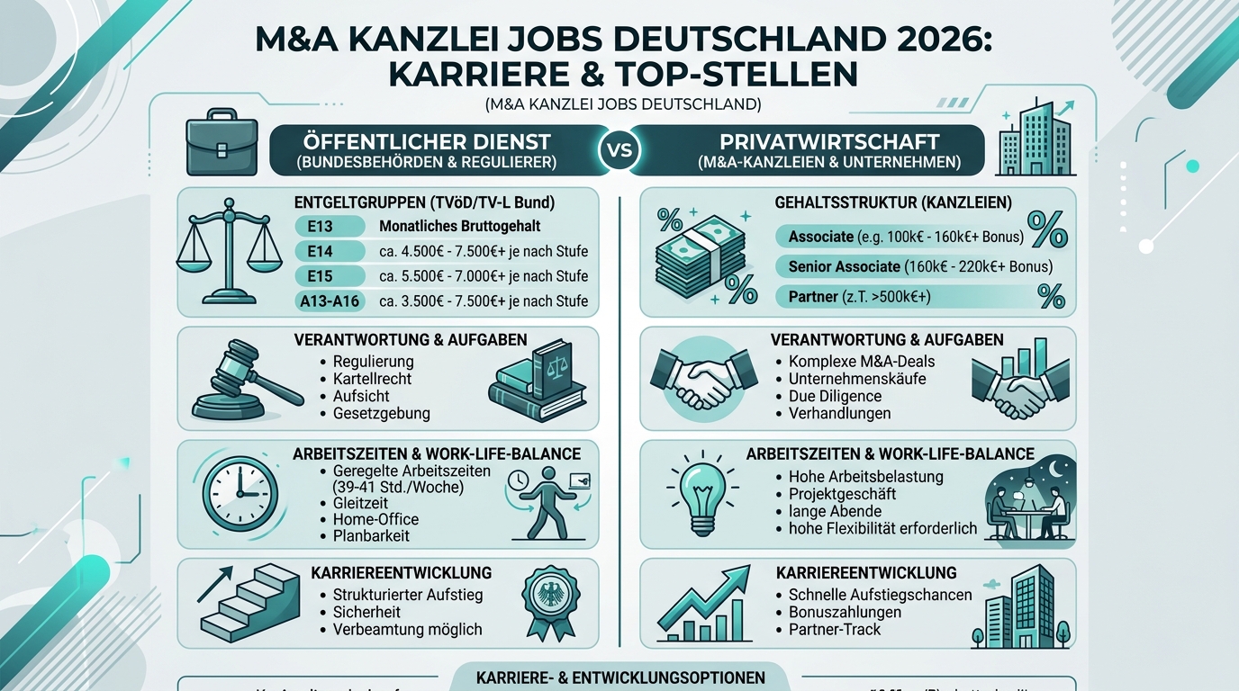 Infografik: m&a kanzlei jobs deutschland