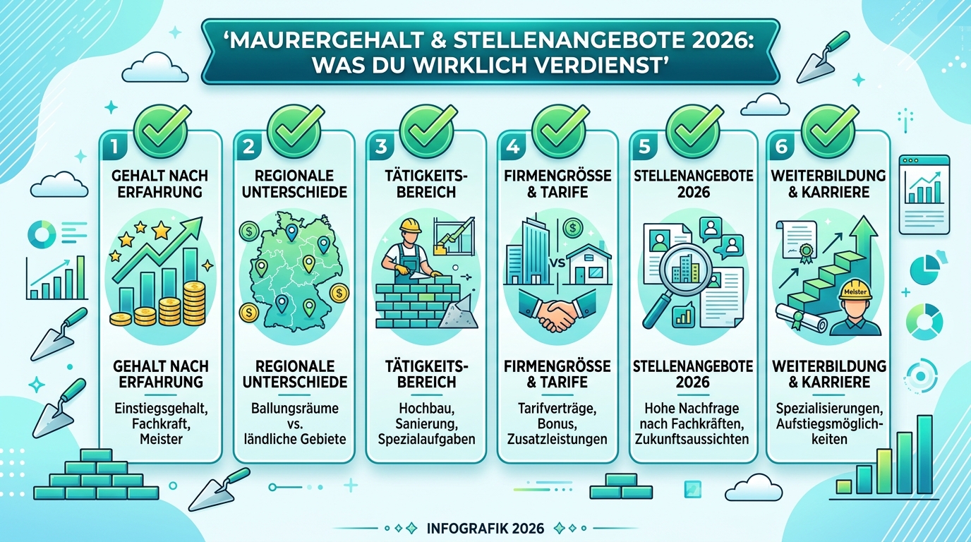 Infografik: maurergehalt stellenangebote