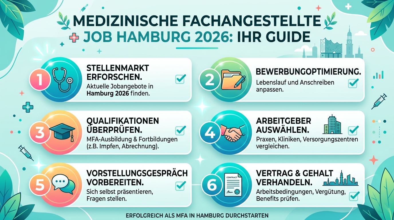 Infografik: medizinische fachangestellte job hamburg