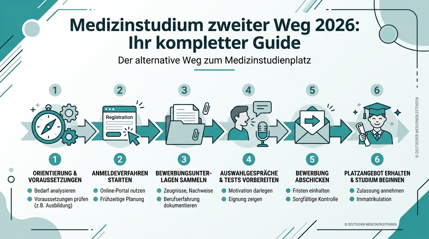 Infografik: medizinstudium zweiter weg