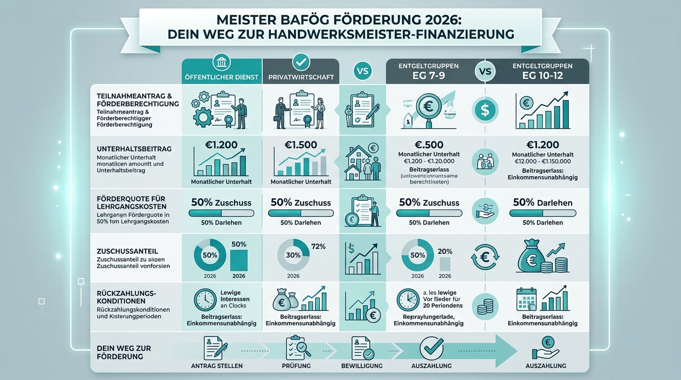 Infografik: meister bafög förderung