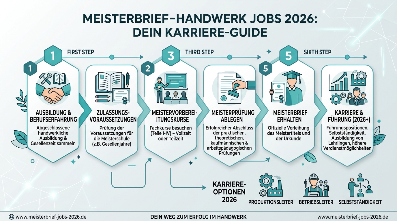 Infografik: meisterbrief handwerk jobs