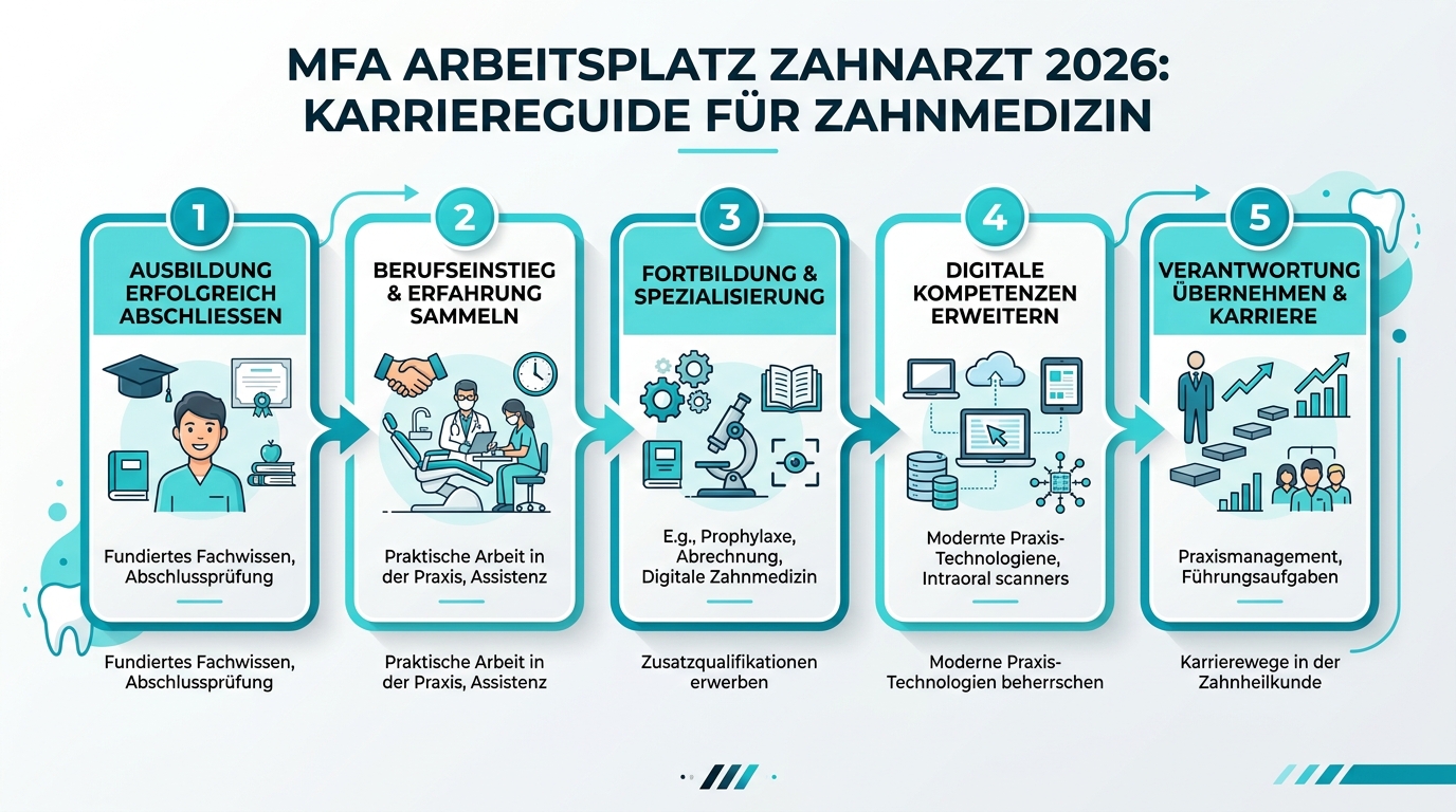 Infografik: mfa arbeitsplatz zahnarzt