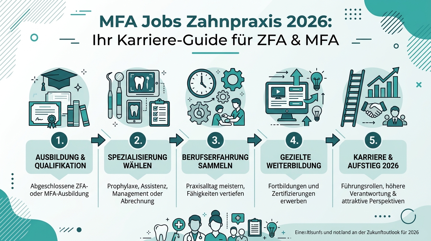 Infografik: mfa jobs zahnpraxis
