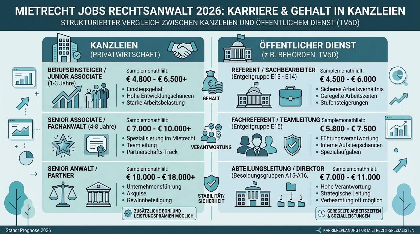Infografik: mietrecht jobs rechtsanwalt