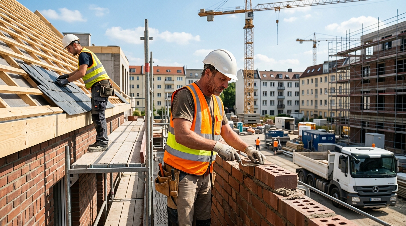 Mindestlohn Bau 2026: Was Maurer & Dachdecker verdienen
