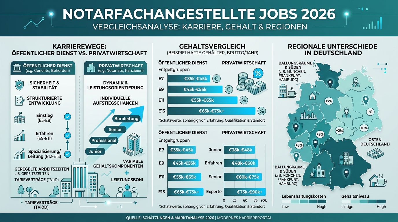 Infografik: notarfachangestellte jobs