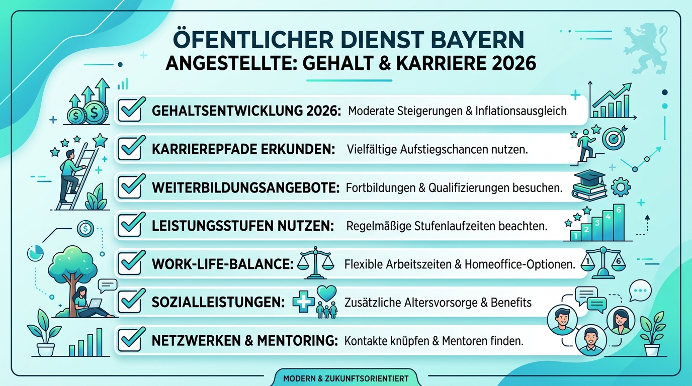 Infografik: öffentlicher dienst bayern angestellte