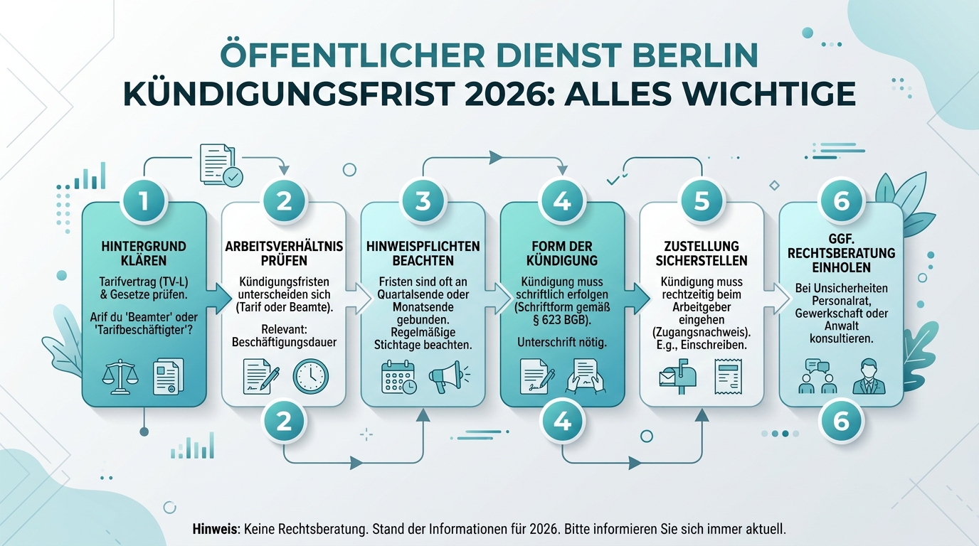Infografik: öffentlicher dienst berlin kündigungsfrist