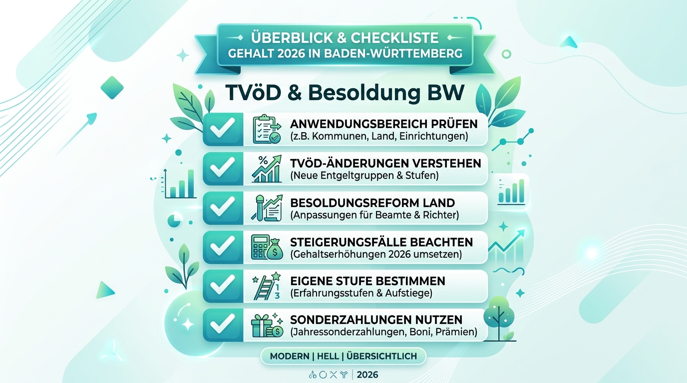 Infografik: öffentlicher dienst bw gehalt
