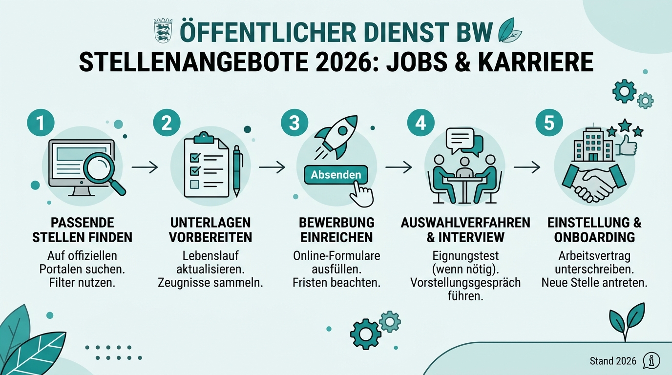 Infografik: öffentlicher dienst bw stellenangebote
