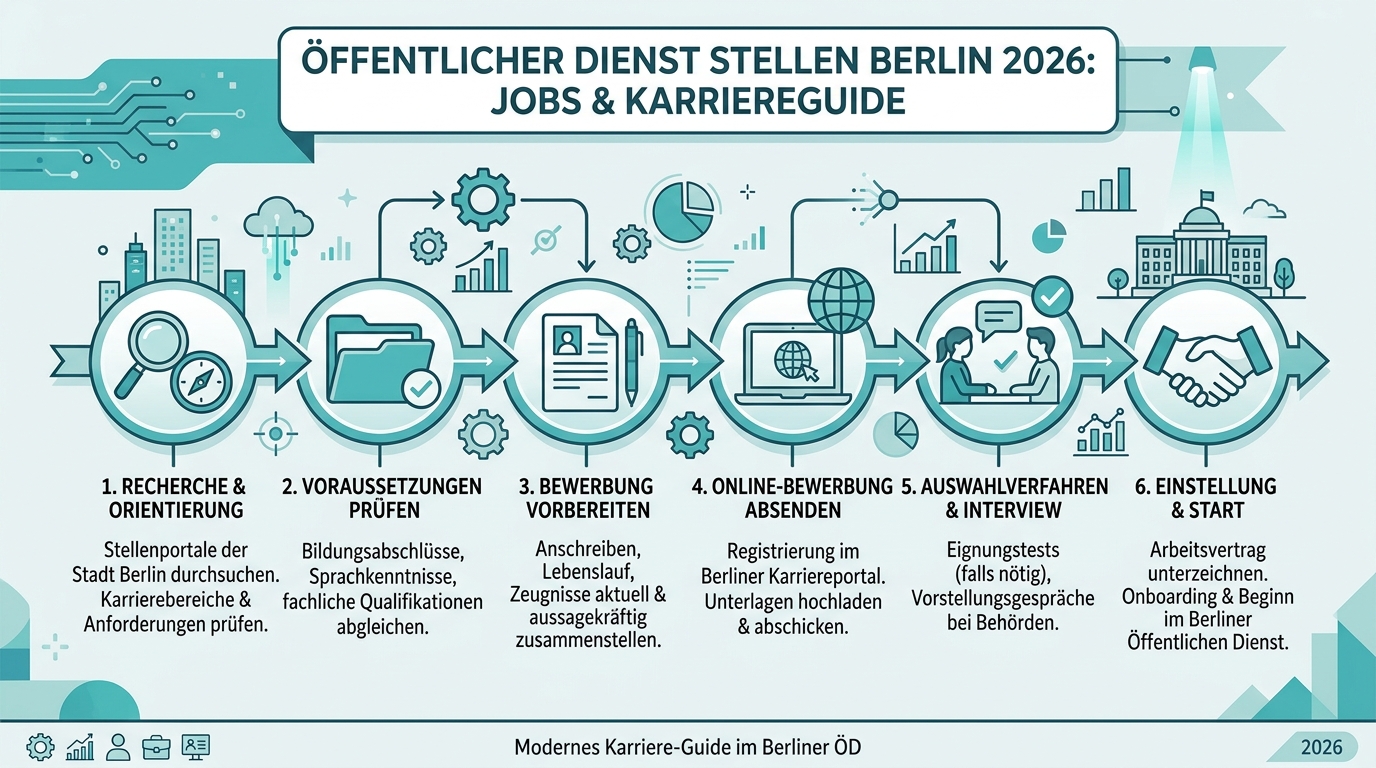 Infografik: öffentlicher dienst stellen berlin