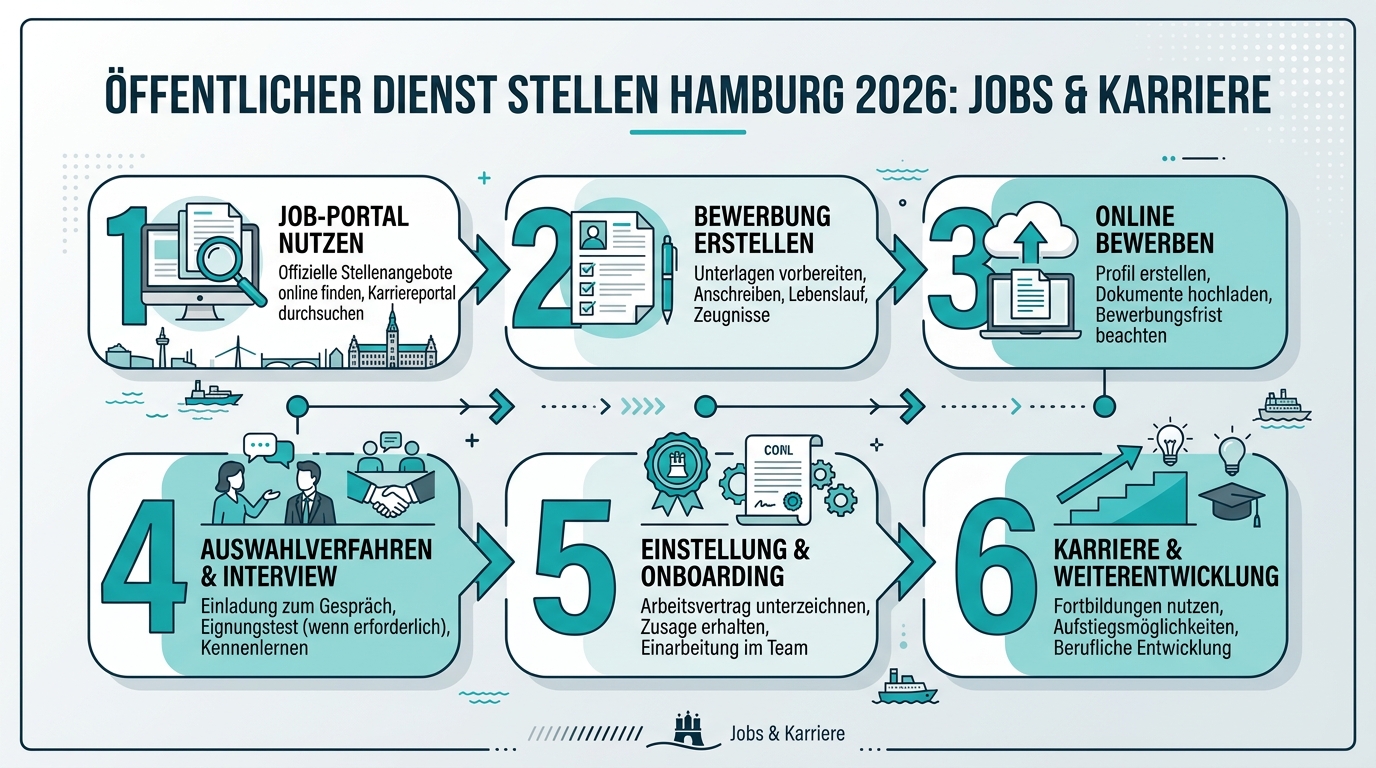 Infografik: öffentlicher dienst stellen hamburg