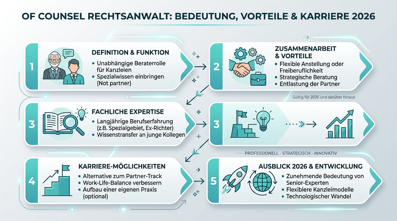 Infografik: of counsel rechtsanwalt