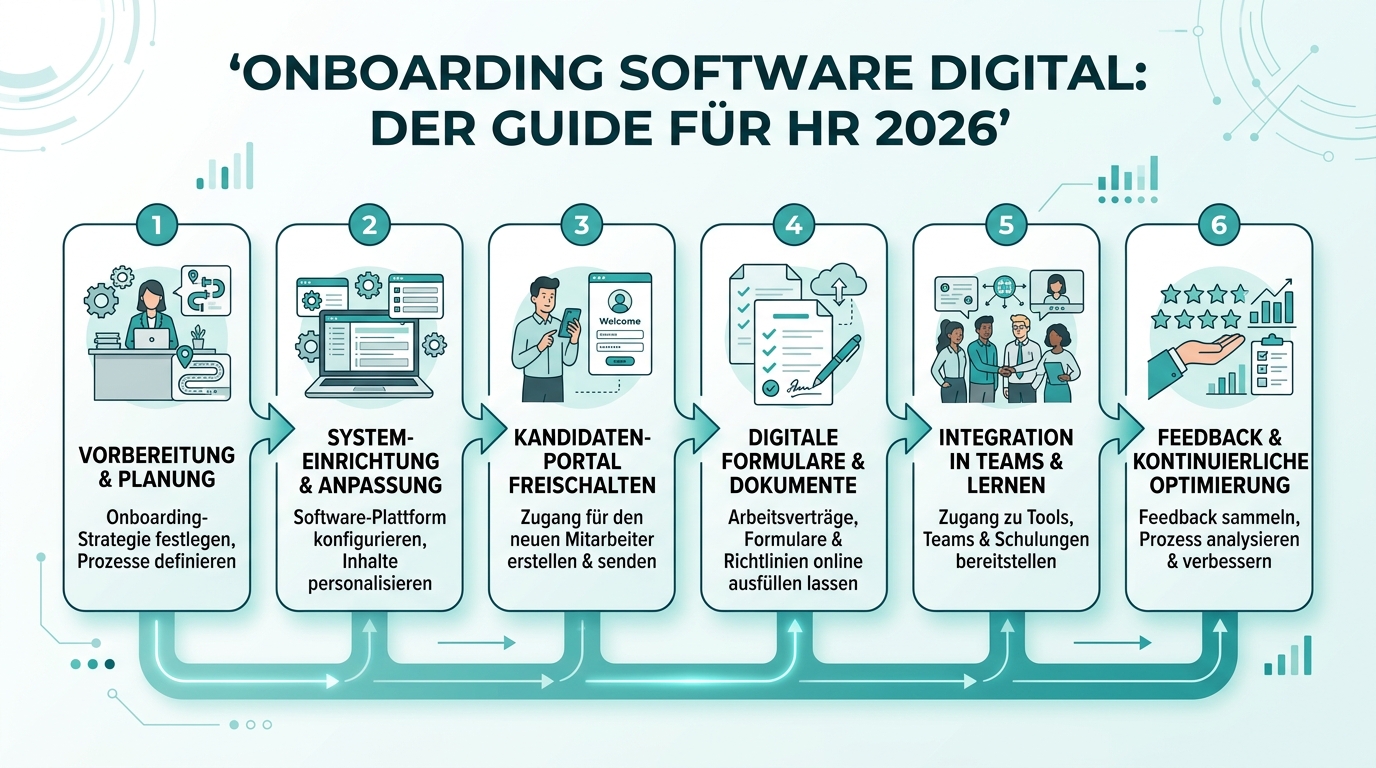 Infografik: onboarding software digital