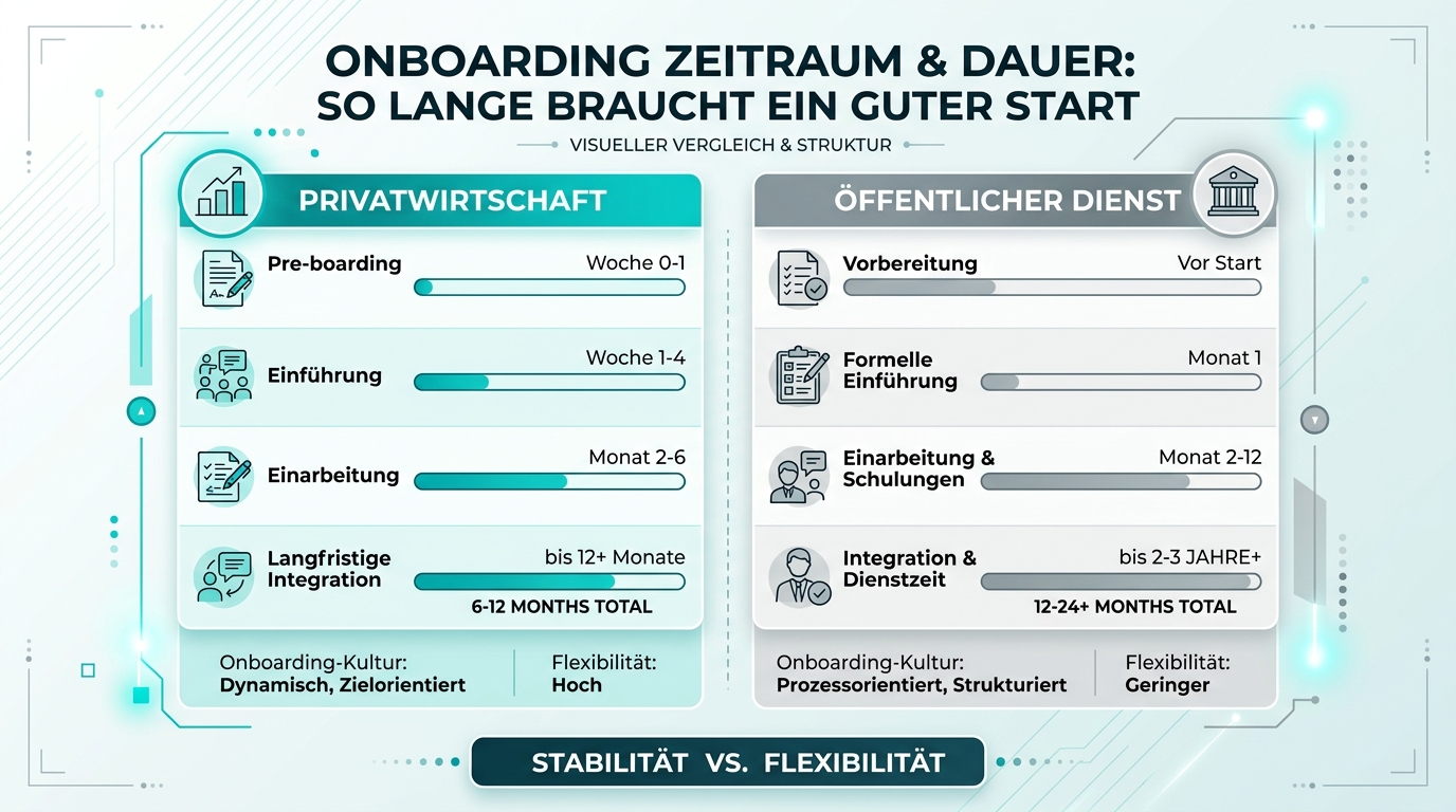 Infografik: onboarding zeitraum dauer