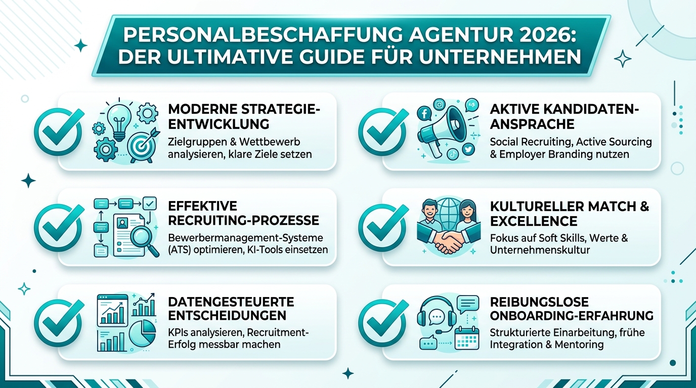 Personalbeschaffung Agentur 2026: Der ultimative Guide für Unternehmen Infografik: personalbeschaffung agentur