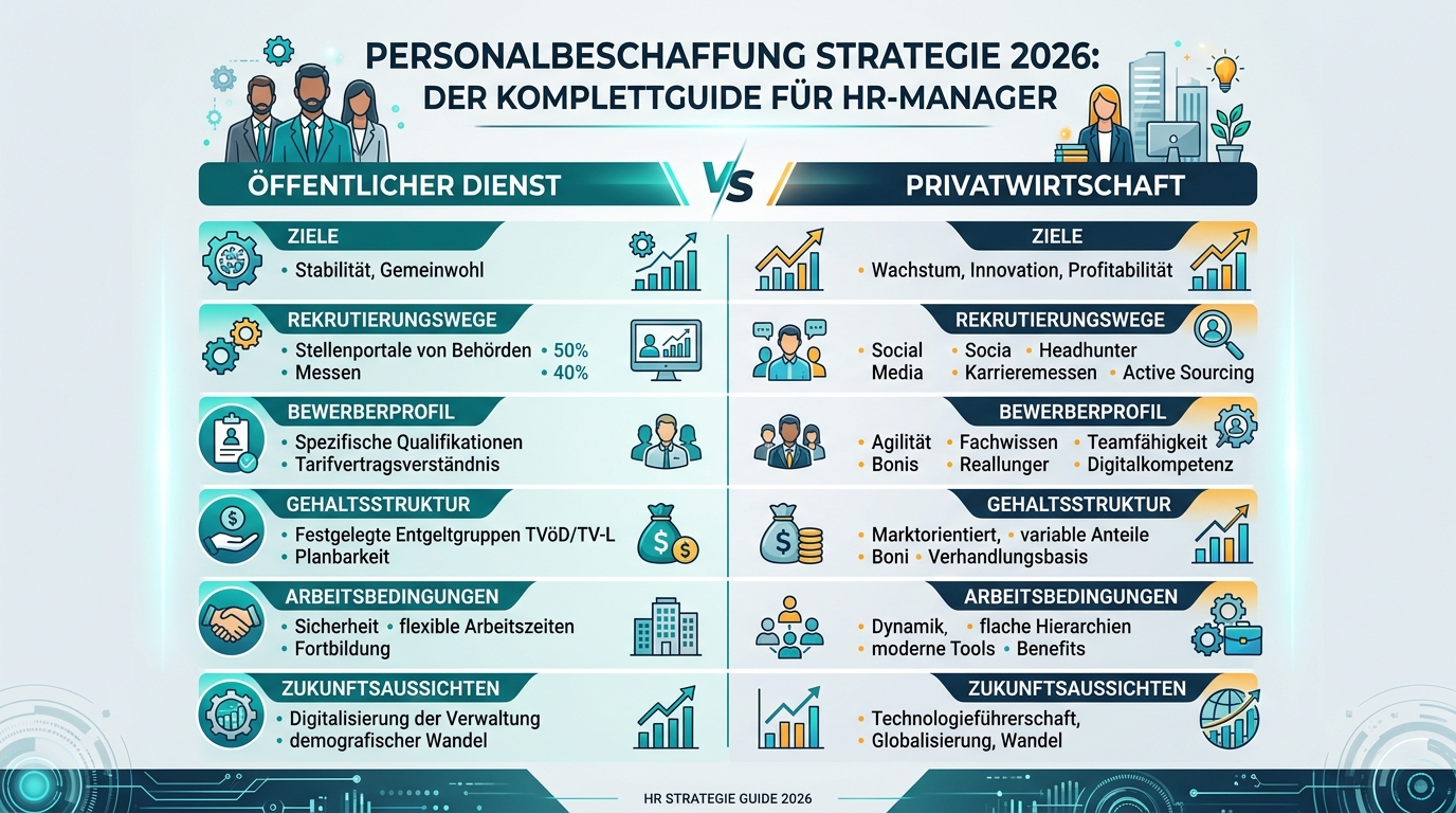 Personalbeschaffung Strategie 2026: Der Komplettguide für HR-Manager Infografik: personalbeschaffung strategie