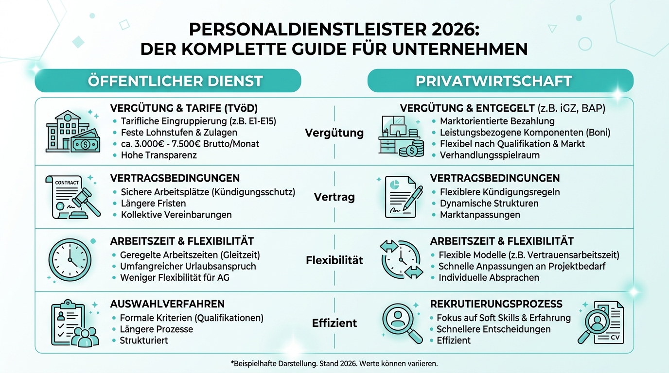 Personaldienstleister 2026: Der komplette Guide für Unternehmen Infografik: personaldienstleister