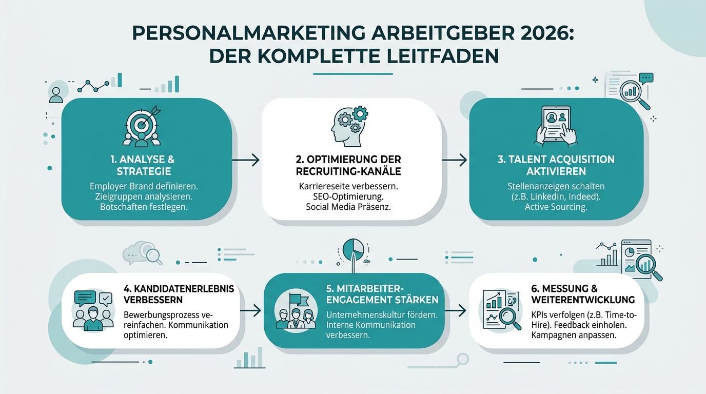 Personalmarketing Arbeitgeber 2026: Der komplette Leitfaden Infografik: personalmarketing arbeitgeber